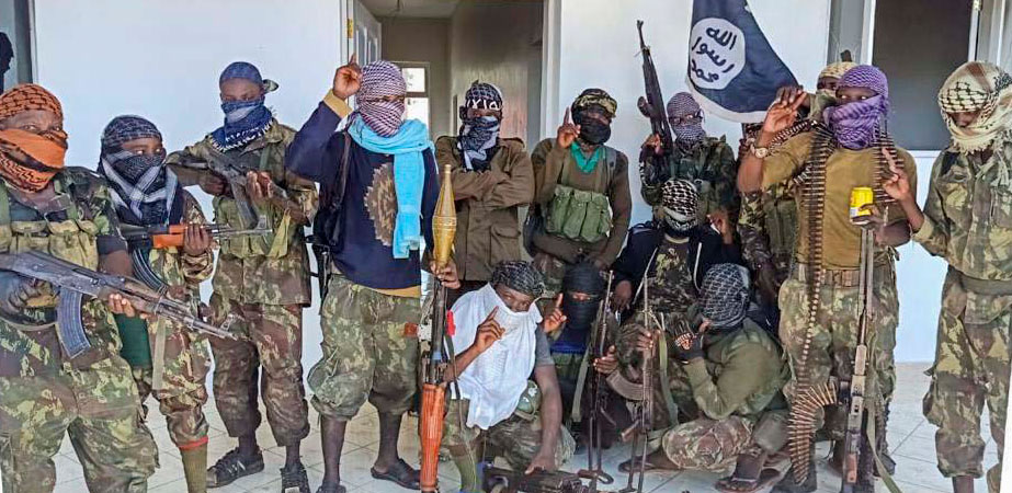 Group of ISIS soldiers