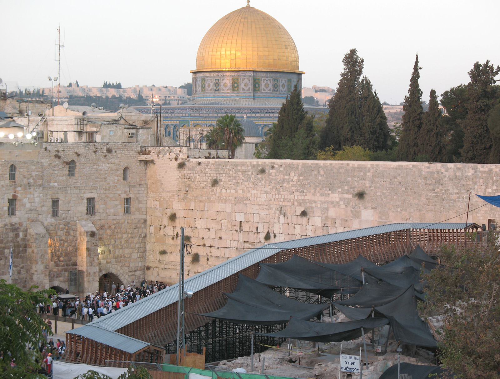 Dome of the Rock and the Wailing Wall