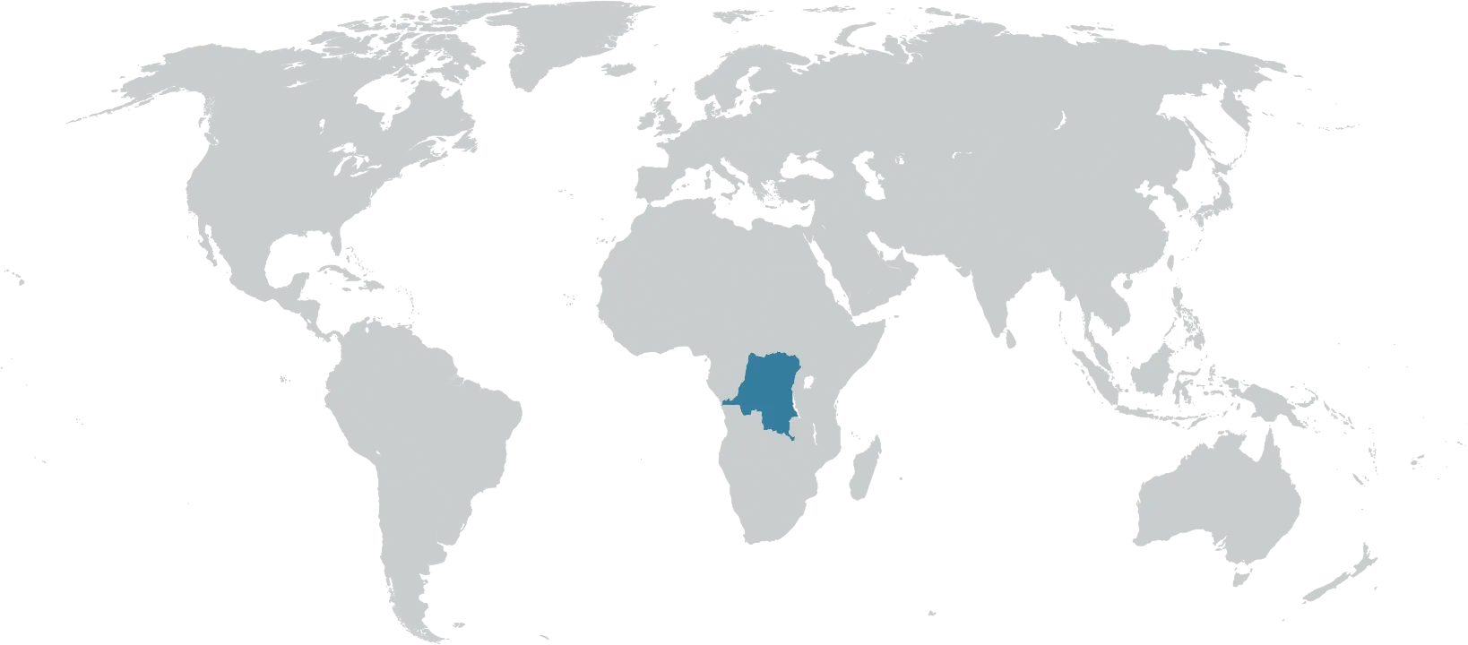 Map of DRC