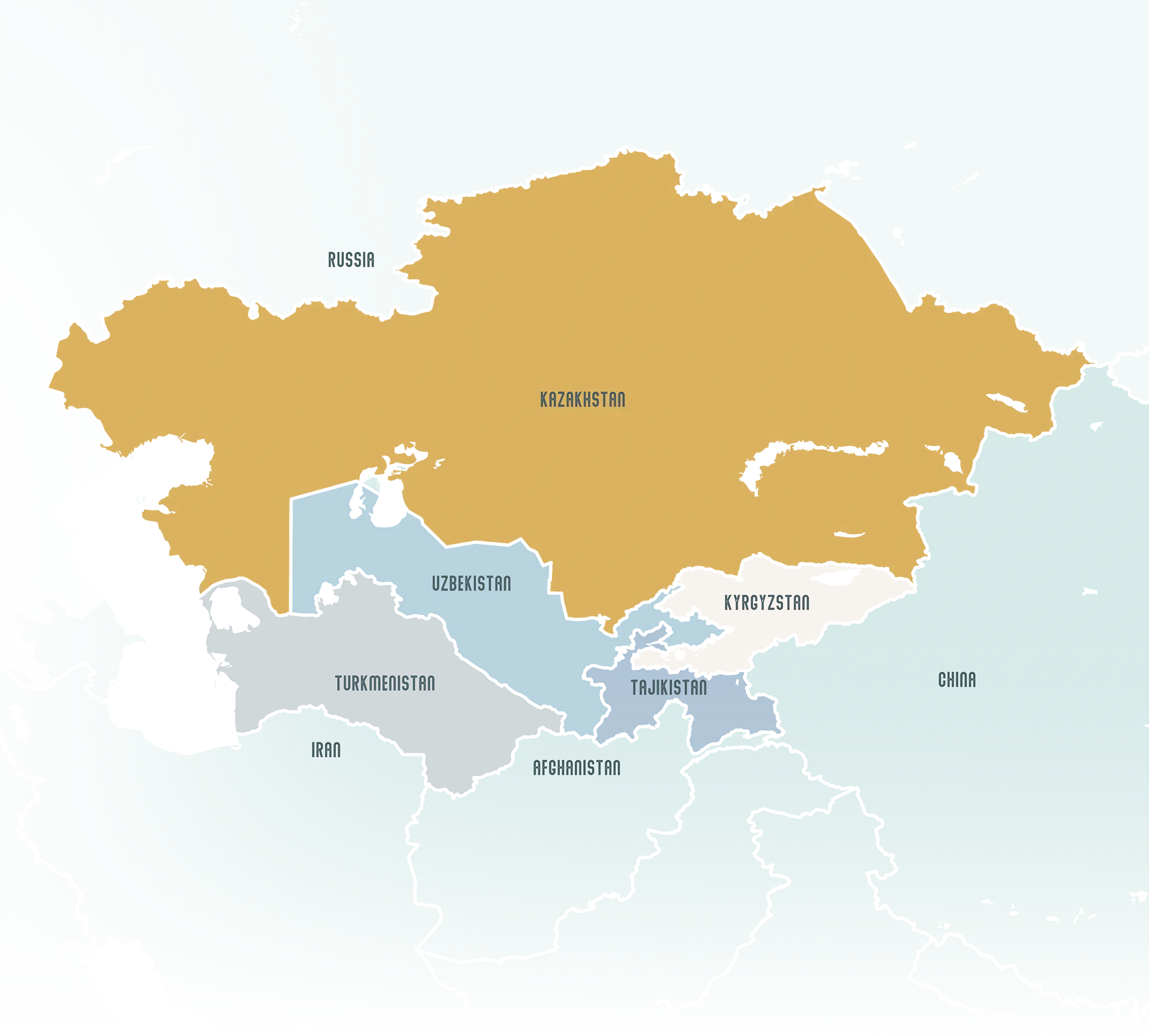 Map of Syria in the Middle East