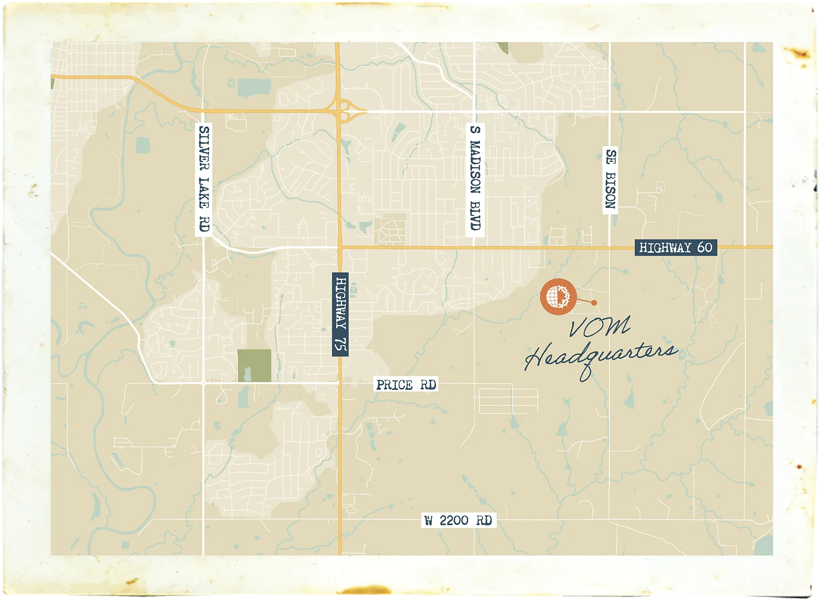 Map of Bartlesville, Oklahoma