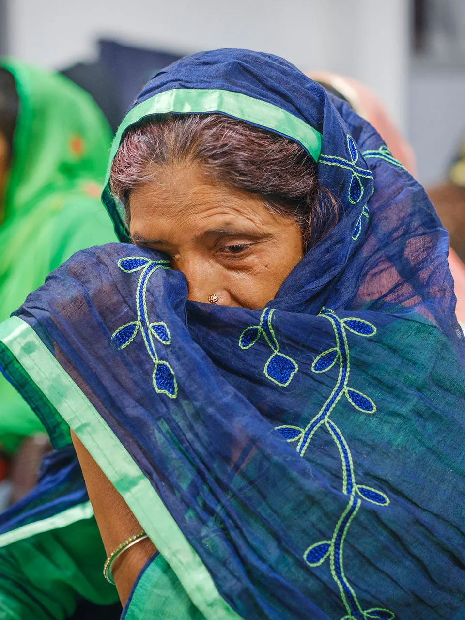Woman crying