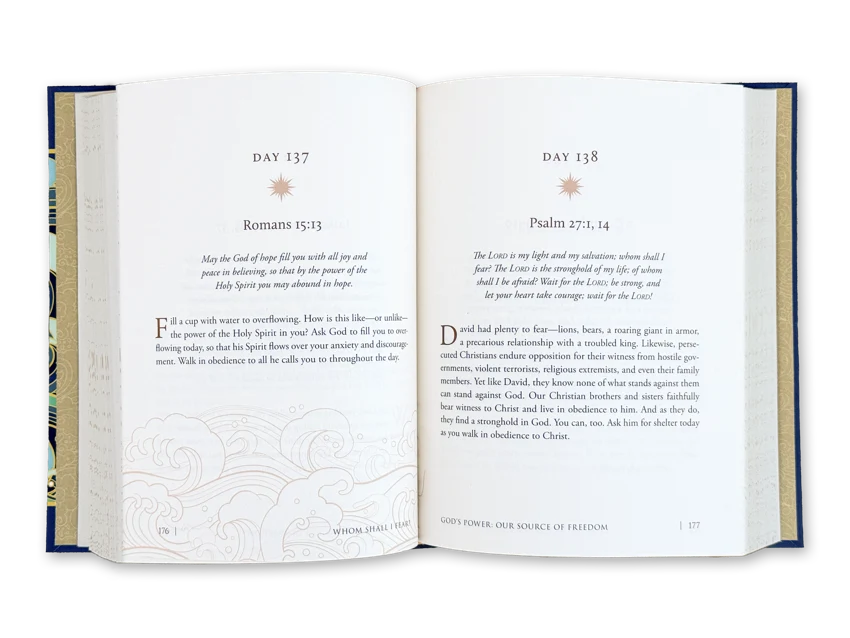 An open spread from Whom Shall I Fear?