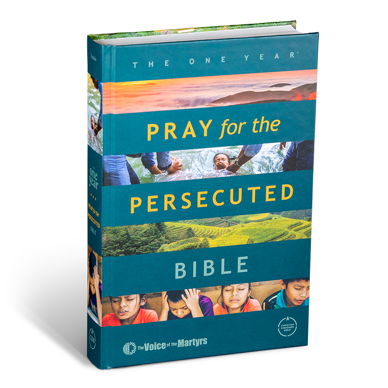 Cover of <span>The One Year</span> <strong>Pray for the Persecuted Bible</strong>