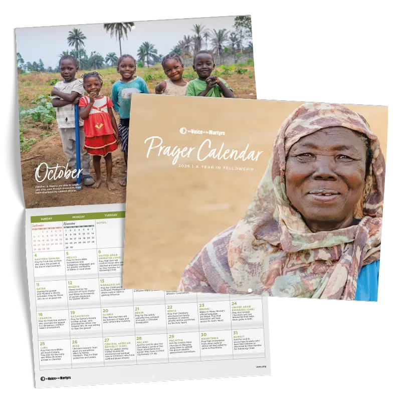 Cover of 2026 Prayer Calendar