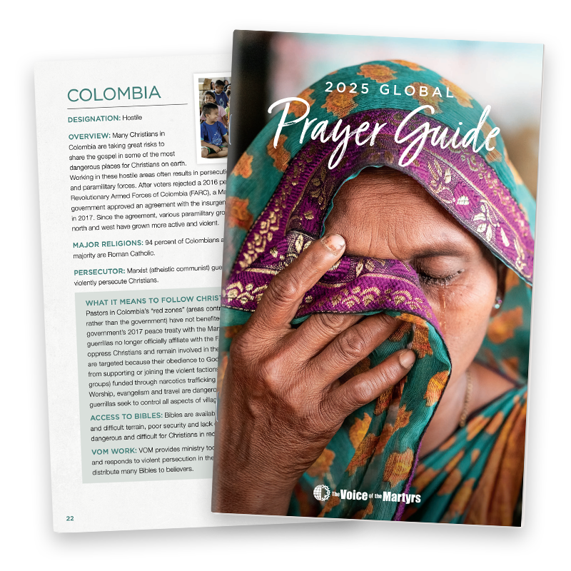 Global Prayer Guide The Voice Of The Martyrs Global prayer guide the voice of the martyrs