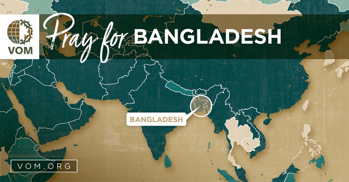 Map of Bangladesh's location