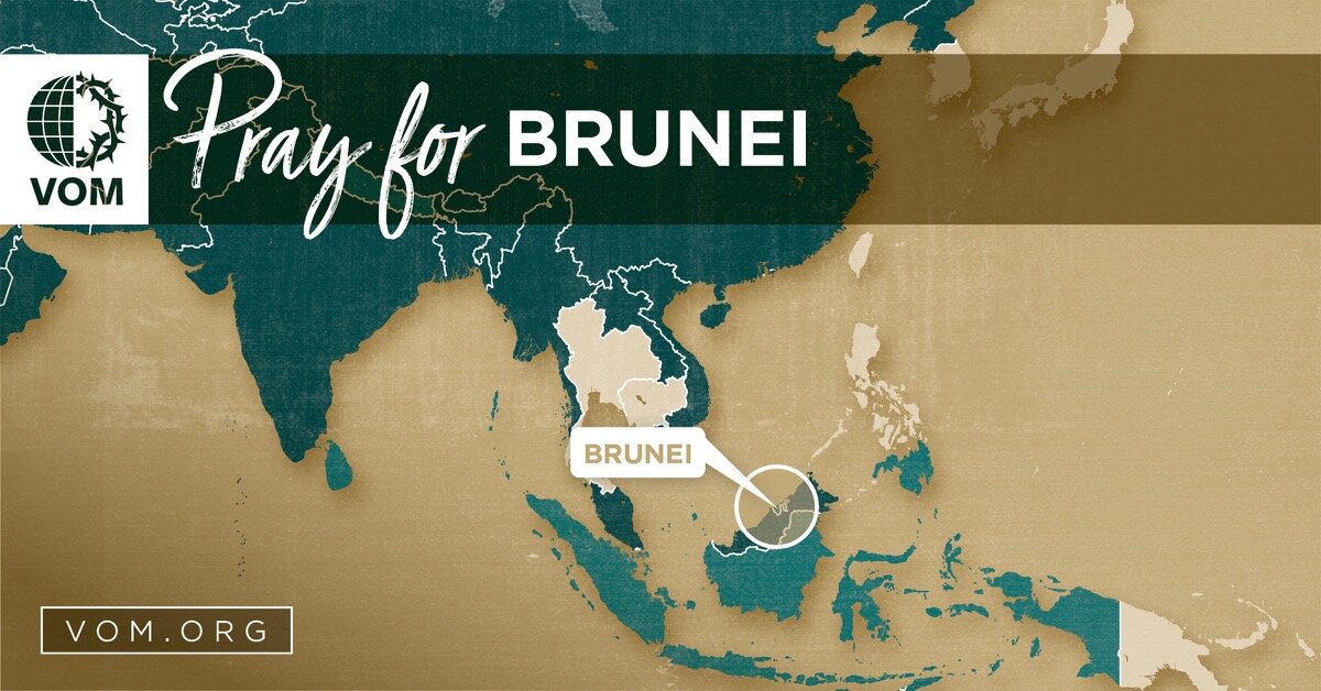Map of Brunei's location