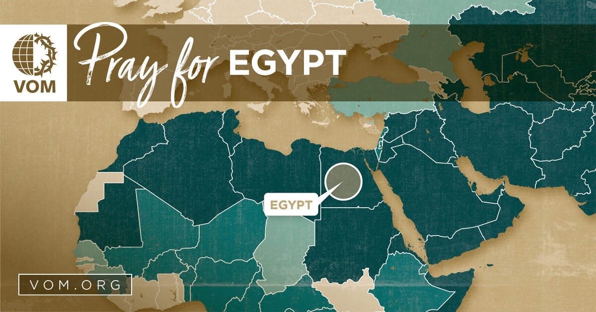 Map of Egypt's location
