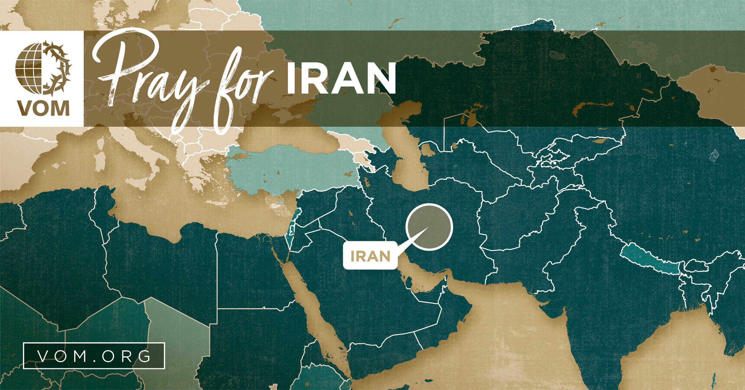 Map of Iran's location