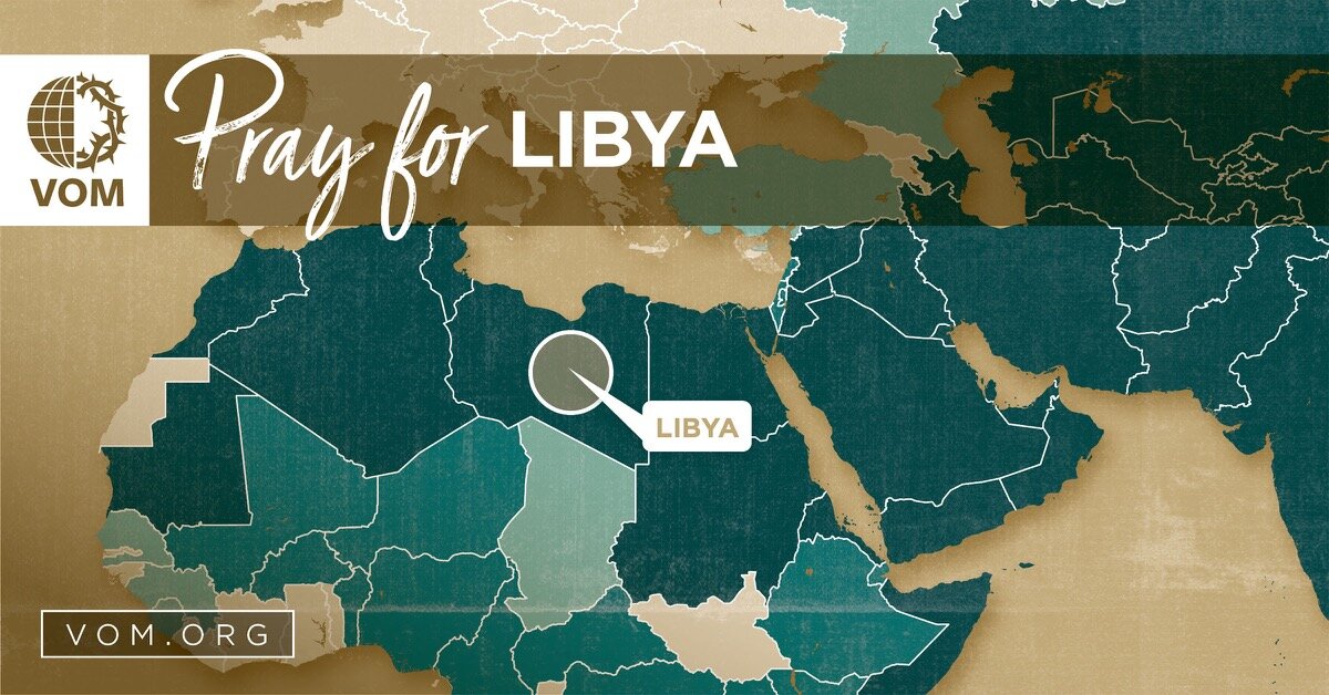Map of Libya's location