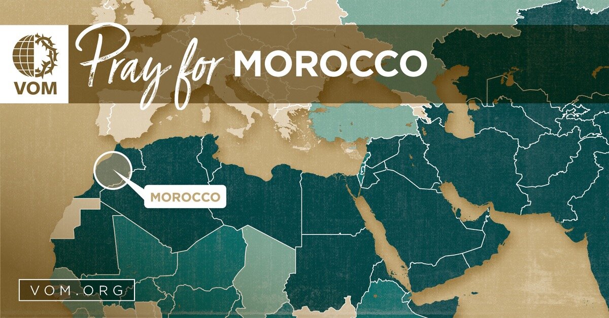 Map of Morocco's location