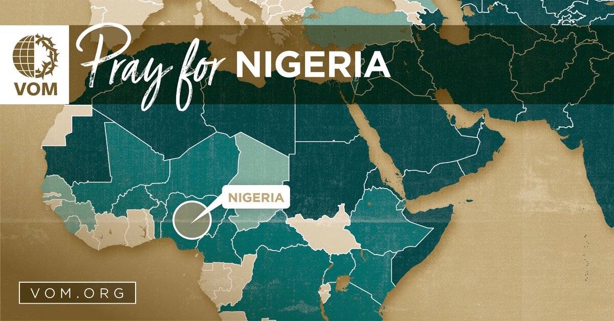 Map of Nigeria's location