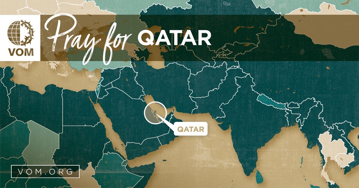 Map of Qatar's location