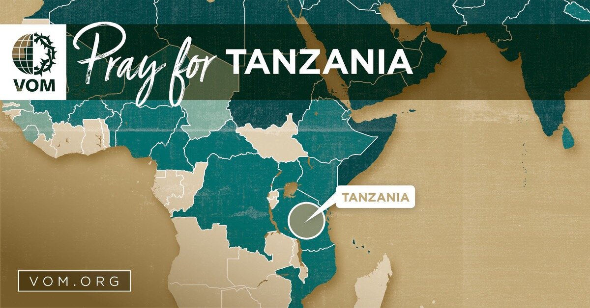 Map of Tanzania's location