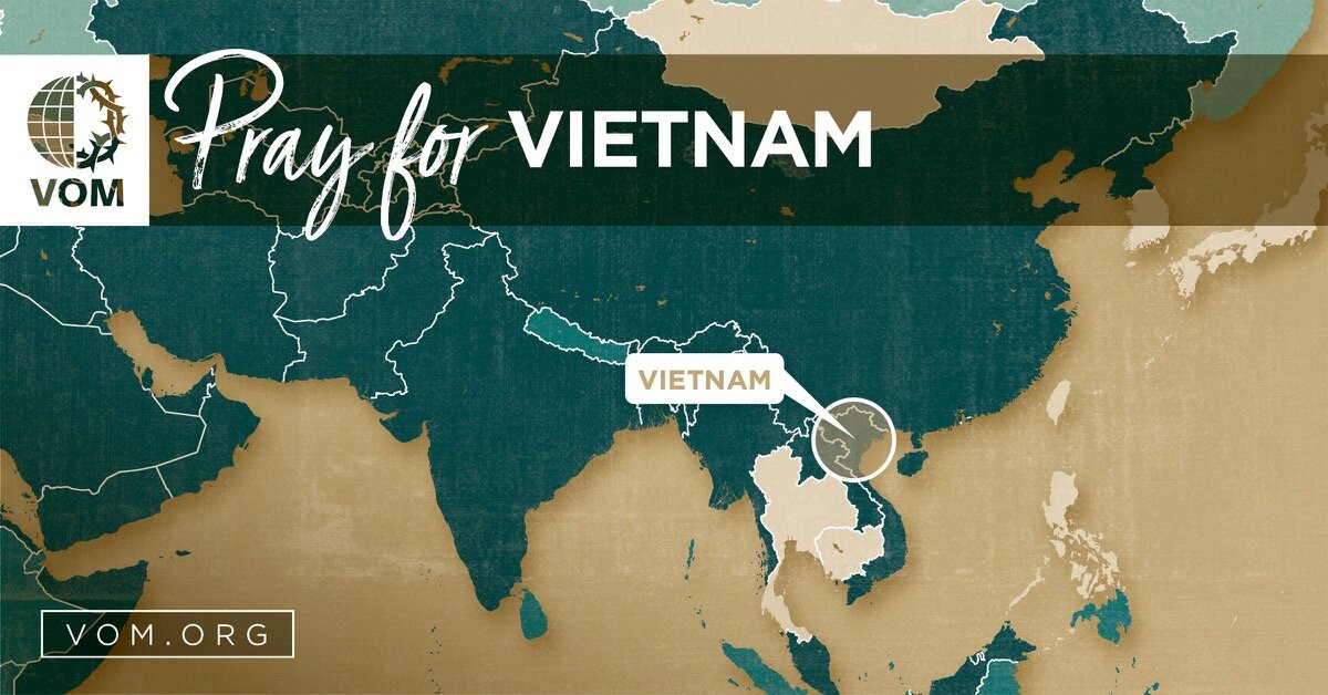 Map of Vietnam's location