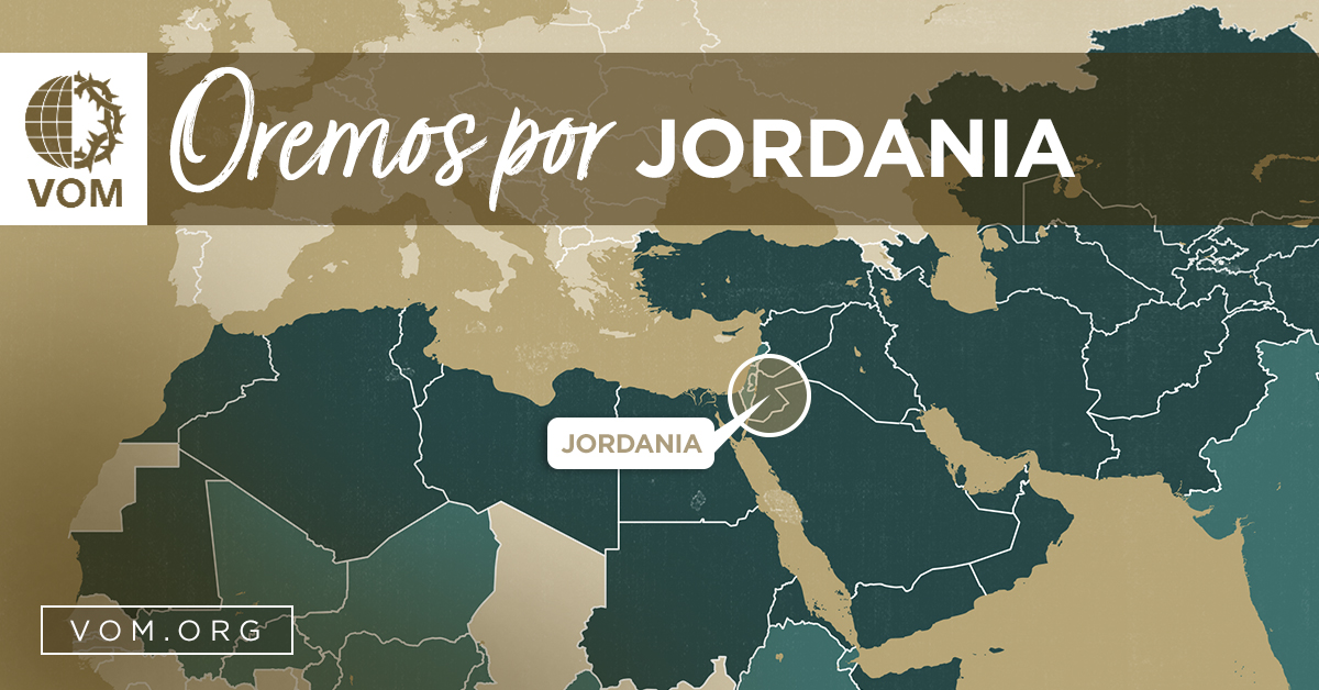 Map of Jordania's location