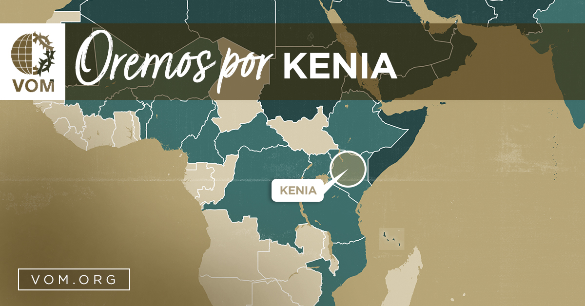 Map of Kenia's location