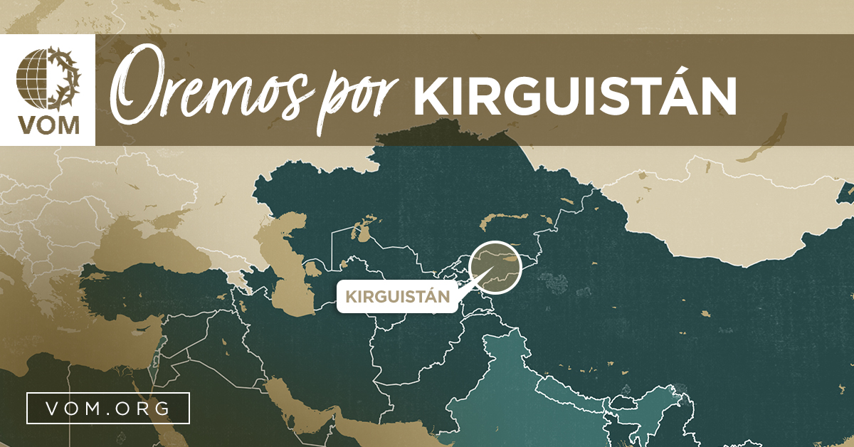 Map of Kirguistán's location