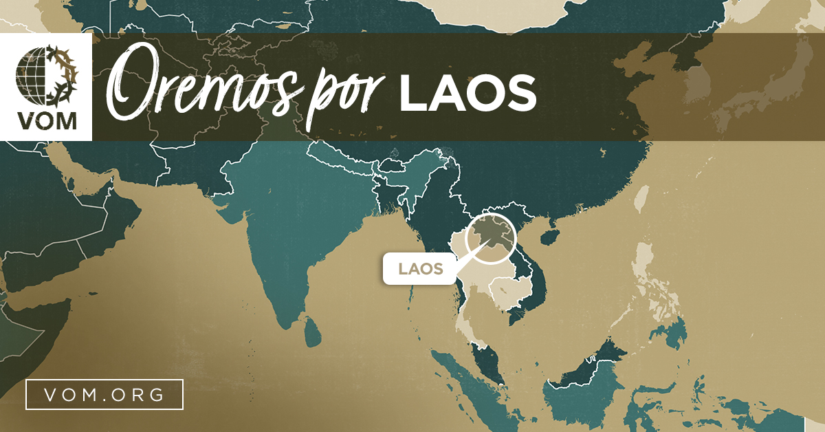 Map of Laos's location