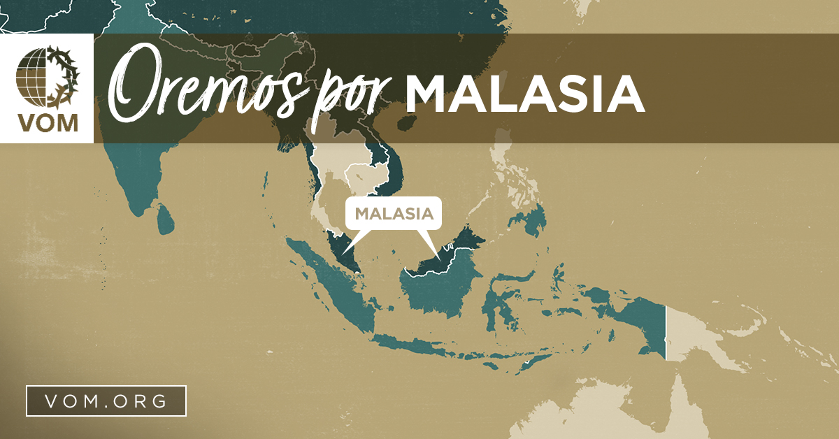 Map of Malasia's location