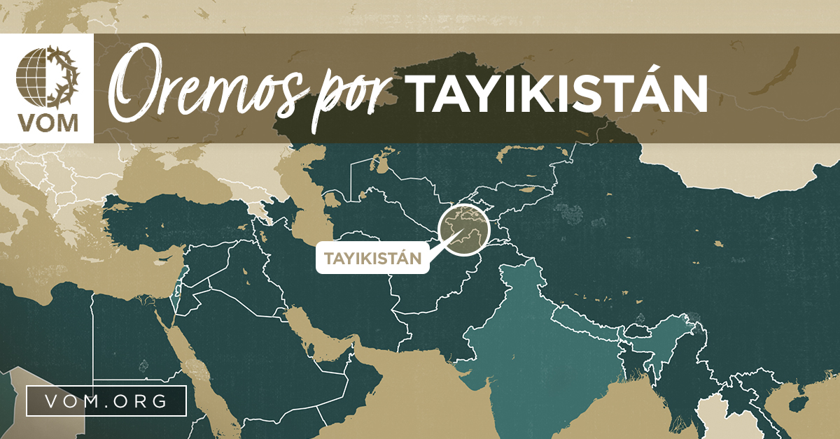 Map of Tayikistán's location