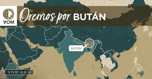 Map of Bután's location
