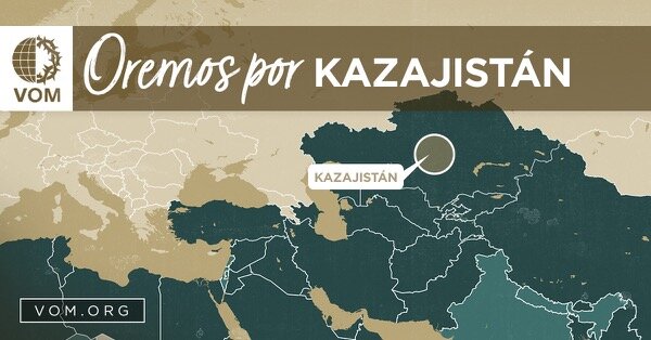 Map of Kazajistán's location