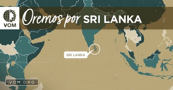 Map of Sri Lanka's location