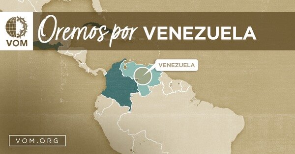 Map of Venezuela's location