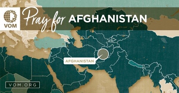 Map of Afghanistan's location