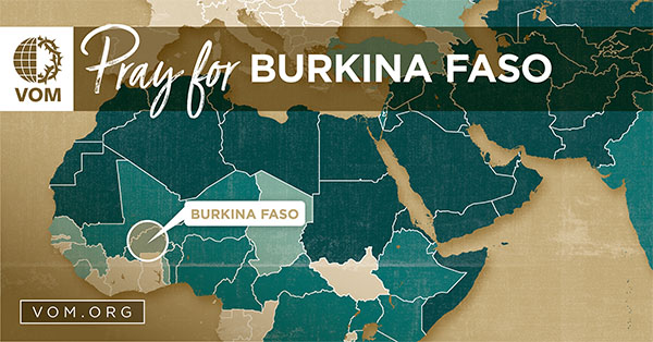 Map of Burkina Faso's location