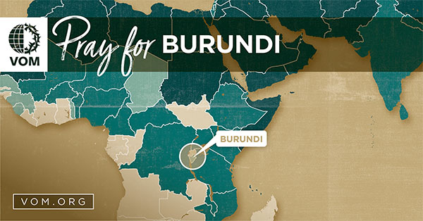 Map of Burundi's location