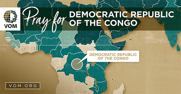 Map of Democratic Republic Of The Congo (DRC)'s location