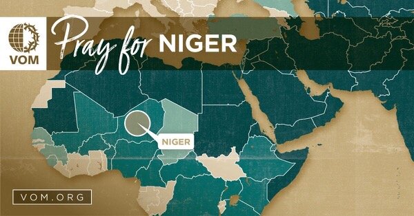 Map of Niger's location