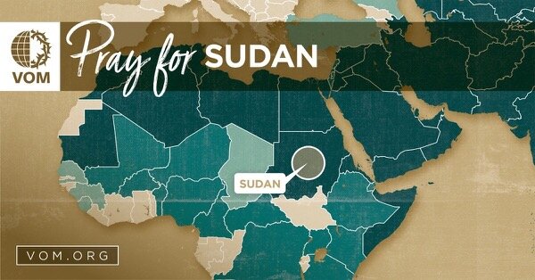 Map of Sudan's location