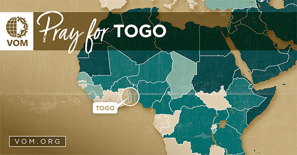 Map of Togo's location