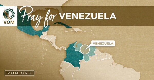 Map of Venezuela's location