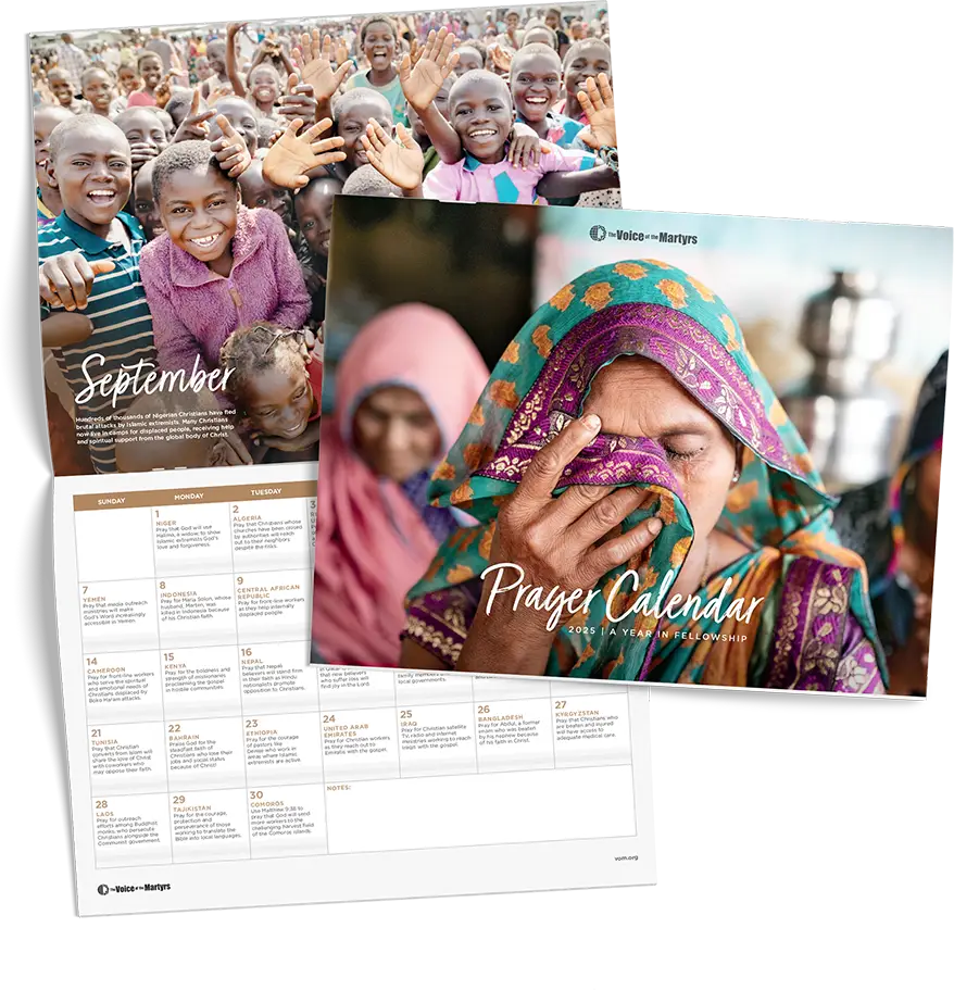 Cover of Prayer Calendar