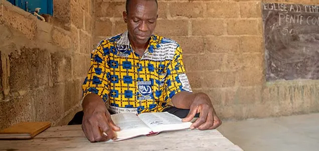 Man reading