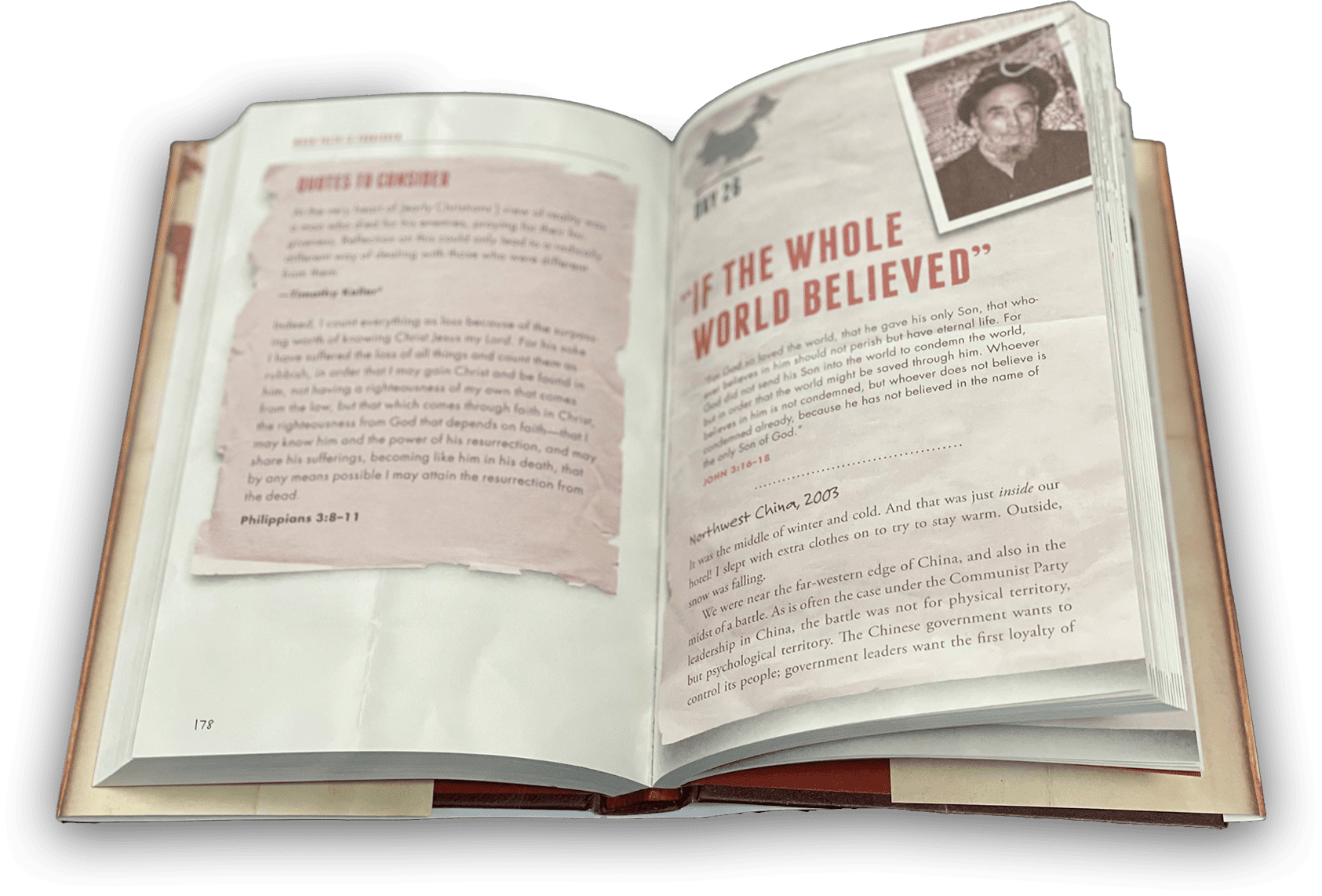 When Faith is Forbidden book open to show pages