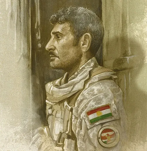 Portrait an Iraqi general