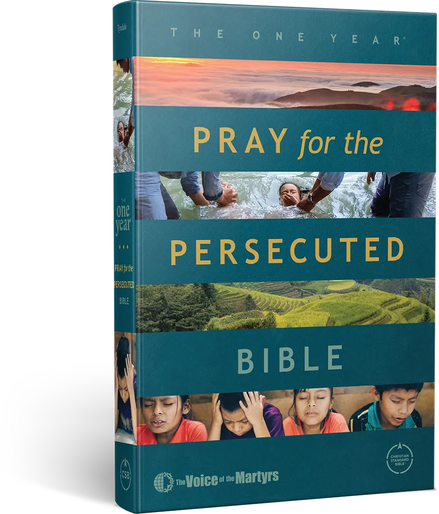 The One Year Pray for the Persecuted Bible Cover