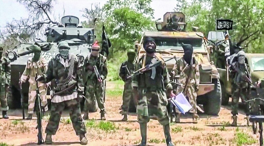 a group of Boko Haram soldiers 