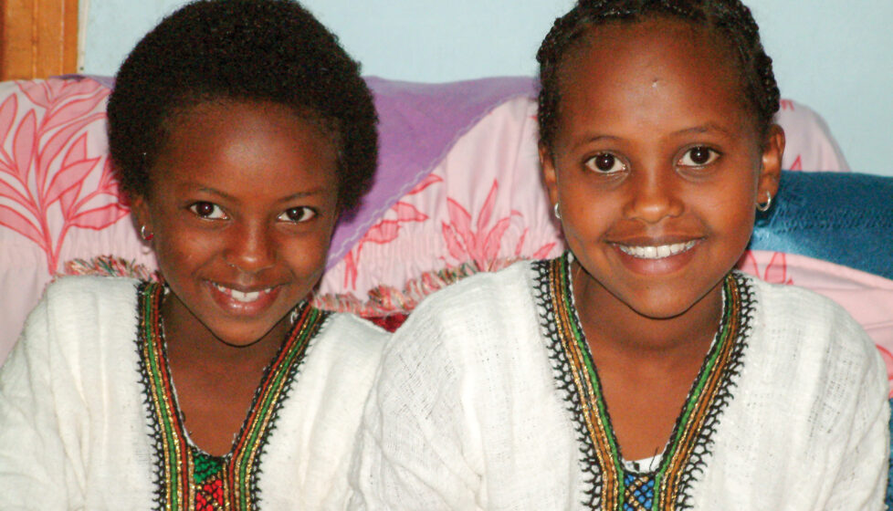 young Eritrean girls sitting together