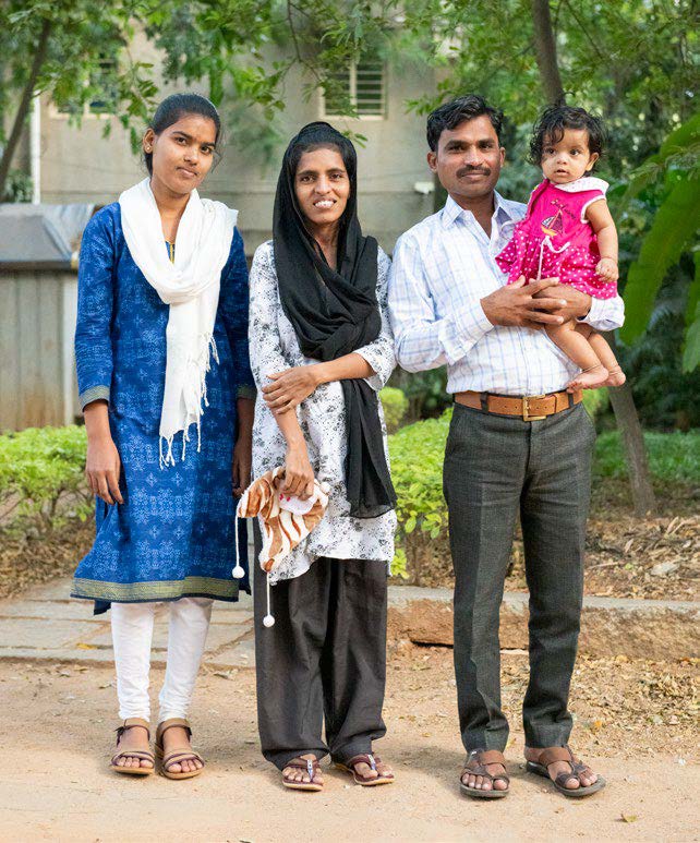 Pastor Arjun and his family.