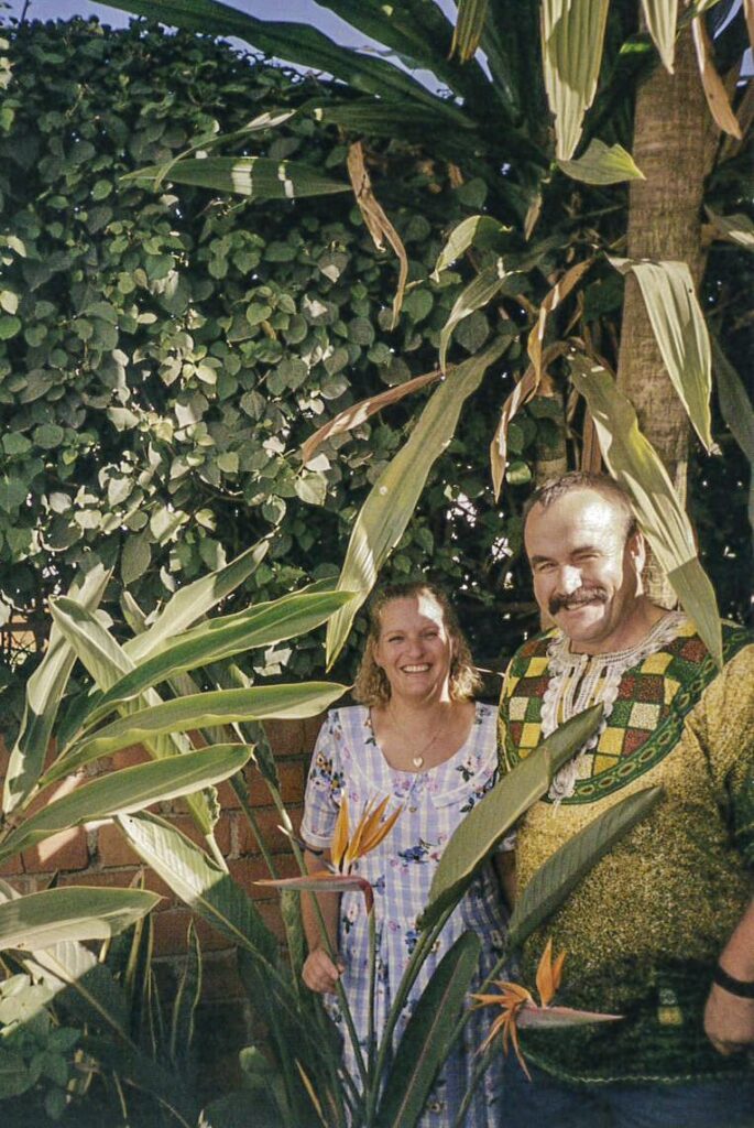 Donna and Warren Pett in Uganda