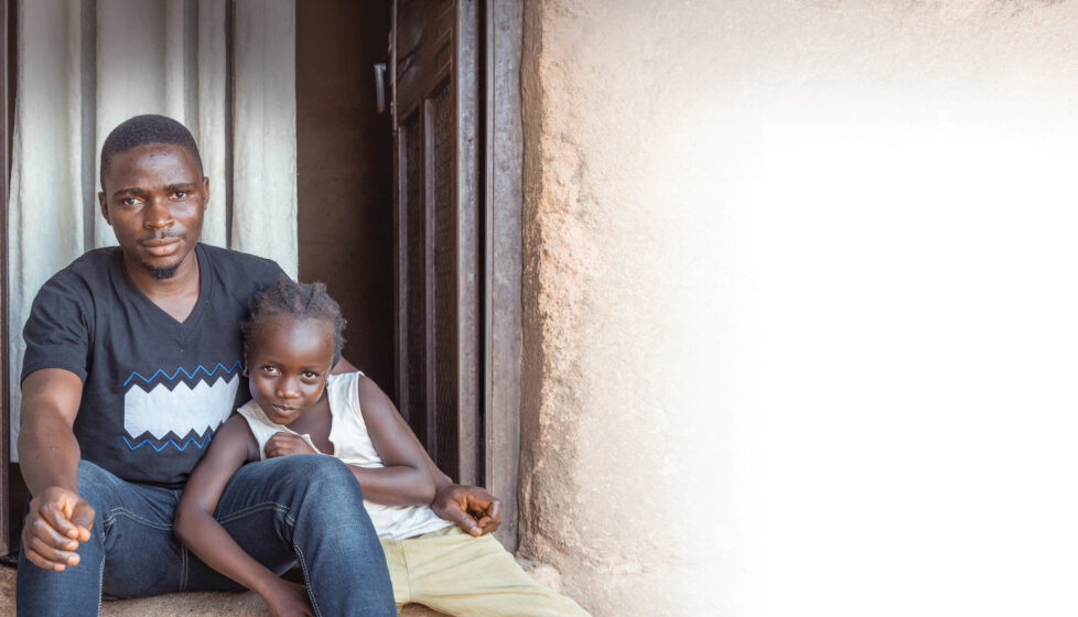 Nigerian Widower with Daughter